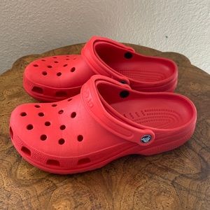 Original Red Croc Clogs Size M 9 W 11
